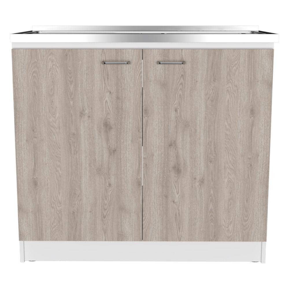 20.50 in. D x 39.30 in. W Freestanding Multi-Color Laundry Sink with Cabine