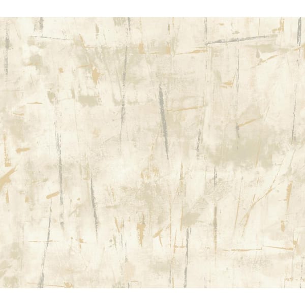 York Wallcoverings Cream Modern Art Unpasted Paper Wallpaper, Matte 27 in. by 27 ft.
