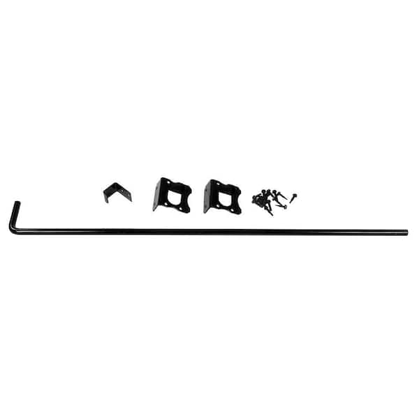 Veranda 36 in. Black Stainless Steel Vinyl Fence Drop Rod