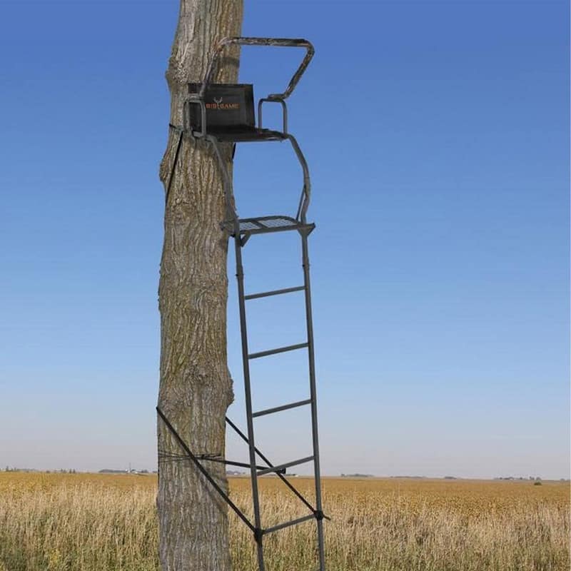 17 ft. Warrior DXT Lightweight Portable Hunting Outside Tree Stand Ladder