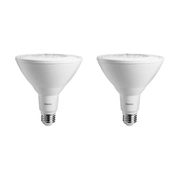 Philips 90-Watt Equivalent PAR38 Non-Dimmable LED Ambient Flood Warm White (2-Pack)