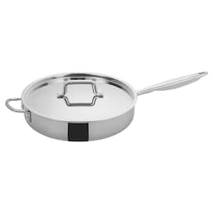 6 qt. Triply Stainless Steel Saute Pan with Cover