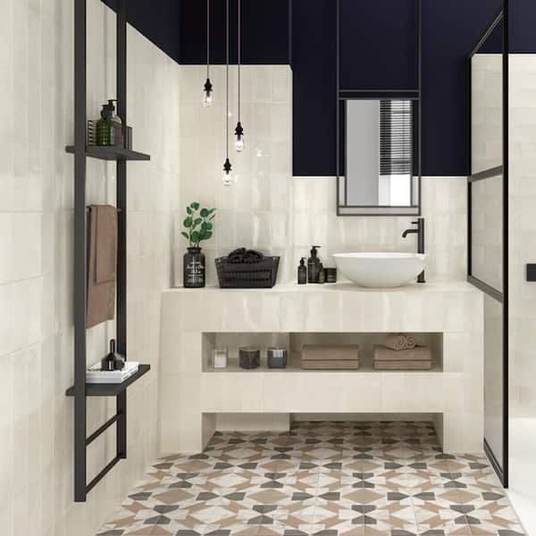 Camden Antique Bianco 4 in. x 8 in. Ceramic Wall Tile (11.5 sq. ft. /Case)