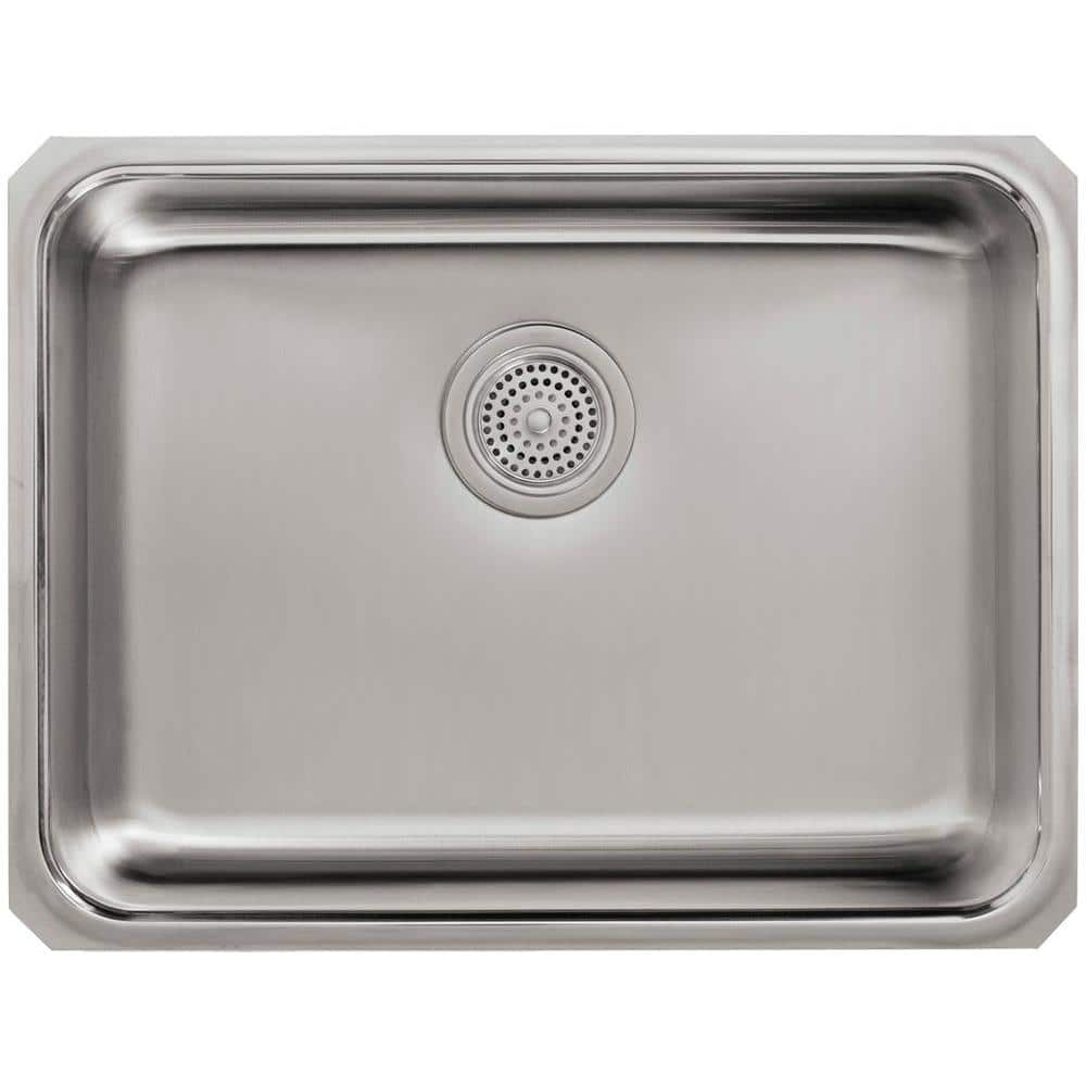 Extra-Large Stainless Steel Undermount Single-Bowl Kitchen Sink