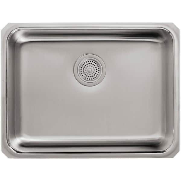 Undertone Undermount Stainless Steel 23 in. Single Bowl Kitchen Sink