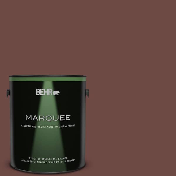 BEHR MARQUEE 1 gal. #S-G-720 Fireside Semi-Gloss Enamel Exterior Paint & Primer