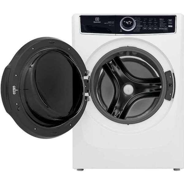 27 in. W 4.5 cu. ft. Front Load Washer with SmartBoost, LuxCare Plus Wash System, Perfect Steam, ENERGY STAR in White