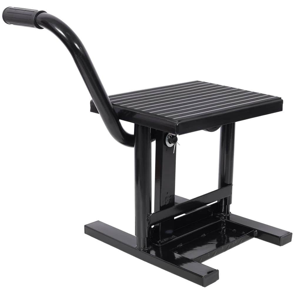 Black Steel Heavy Duty Motorcycle Dirt Bike Stands and Lifts Jack Stand Steel Lift with Adjustable Height price history on PriceWatchPro