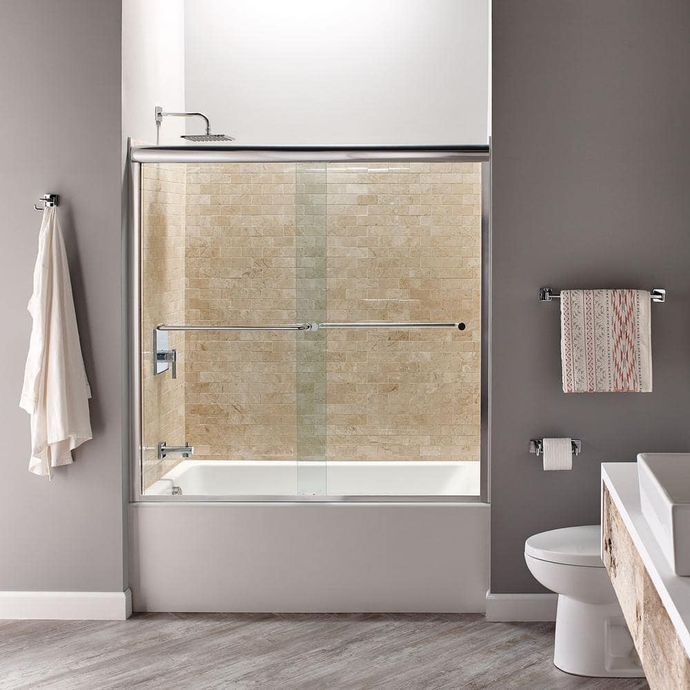 Studio 60'' x 32'' White Acrylic Alcove Soaking Bathtub