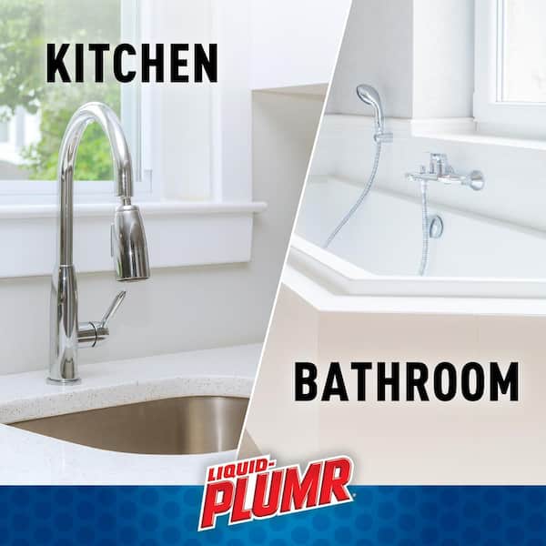 Liquid-Plumr - 80 oz. Pro Strength Full Clog Destroyer and Drain Cleaner Plus PipeGuard (2-Pack)