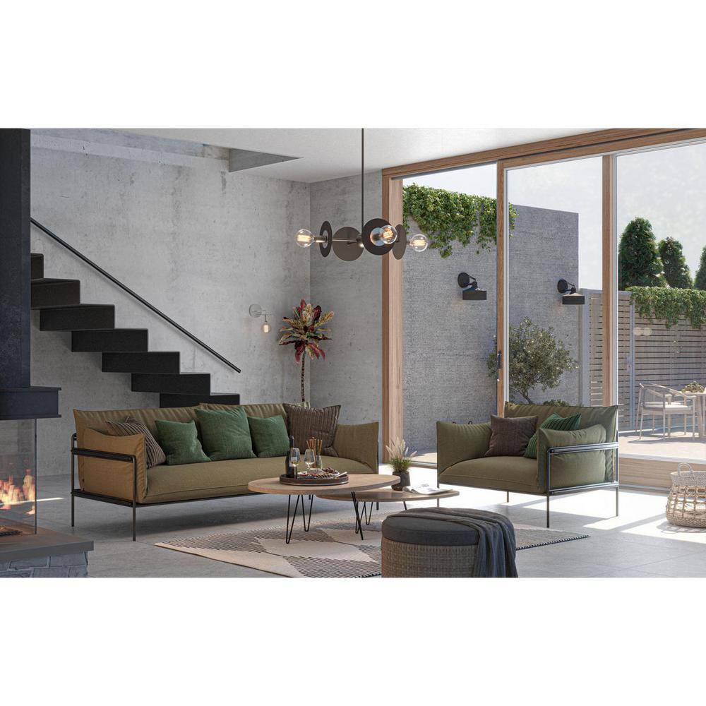 Textured Black Steel Industrial Outdoor Wall Lantern