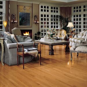 Natural Reflections Oak Butterscotch 5/16 in. T x 2-1/4 in. W x Varying Length Solid Hardwood Flooring (40 sqft/case)