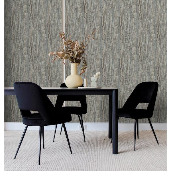 Marble Texture Grey Paper Non-Pasted Strippable Wallpaper Roll (Cover 60.75 sq. ft.)