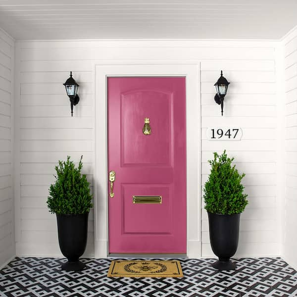 BEHR PREMIUM PLUS 1 qt. #100B-7 Hot Pink Hi-Gloss Enamel Interior/Exterior  Paint 830004 - The Home Depot