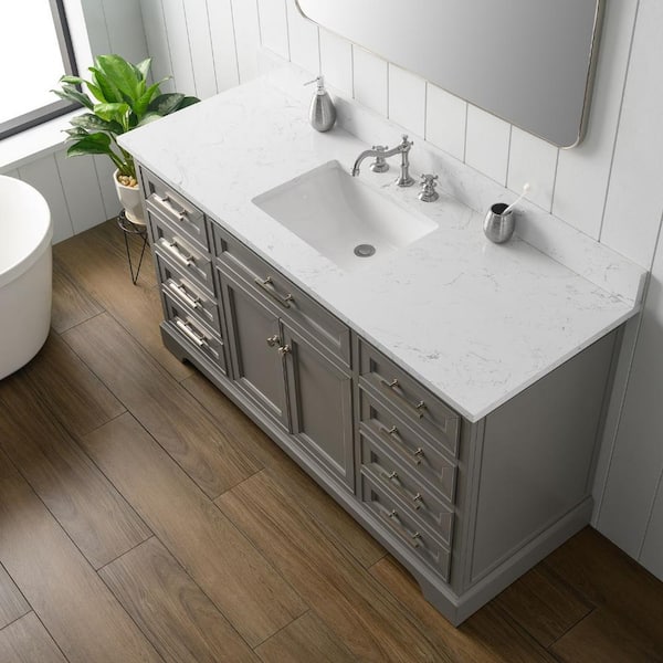 Margate 59 in. W x 21.5 in. D Bath Vanity Cabinet Only in Dark Gray Margate 59 in. W x 21.5 in. D Bath Vanity Cabinet Only in Dark Gray