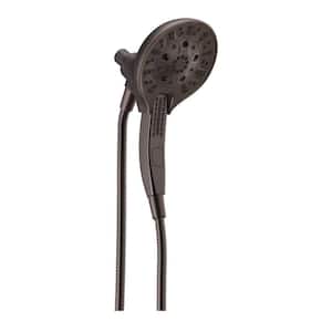 In2ition Two-in-One 5-Spray 6 in. Dual Wall Mount Fixed and Handheld Shower Head in Venetian Bronze