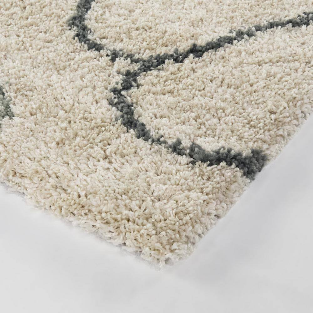 Sara Cream and Yellow Floral Kids' 4' x 6' Synthetic Rug