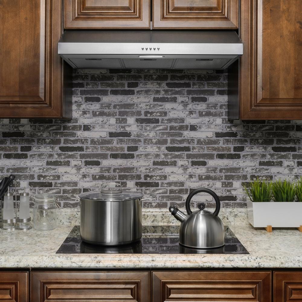 36" Stainless Steel Convertible Under Cabinet Range Hood with Charcoal Filters