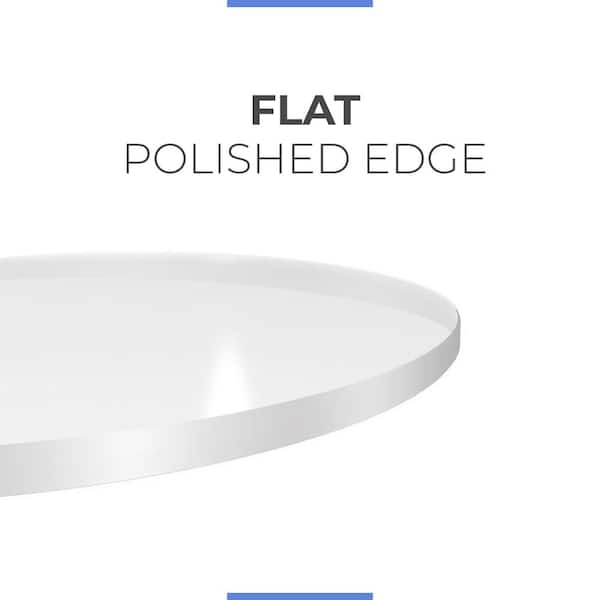 CLEAR ACRYLIC PLEXIGLASS MIRROR SHEET 1/4 12 X 12