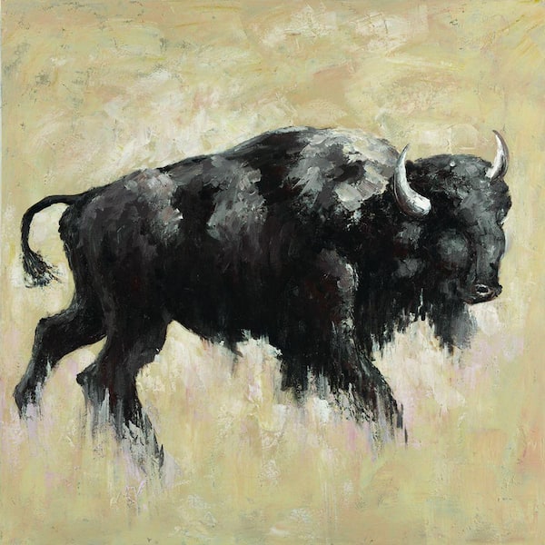 Yosemite Home Decor 40 in. x 40 in. Buffalo Run