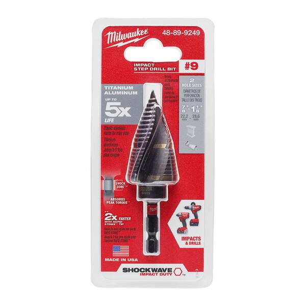 Milwaukee SHOCKWAVE 7/8 in. x 1-1/8 in. #9 Impact-Duty Titanium