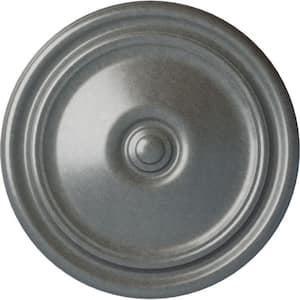 12 in. x 1-3/4 in. Reece Urethane Ceiling Medallion (Fits Canopies upto 2-3/8 in.), Platinum