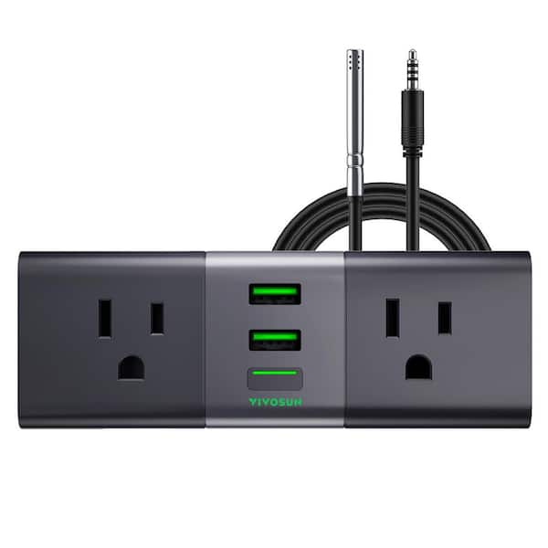 VIVOSUN GrowHub Outlet Controller A22 with Temperature and Humidity Sensor Probe, WiFi-Controller, Smart Plug, Thermostat