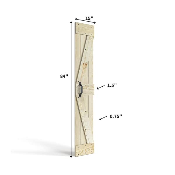 Coast Sequoia Assembled Arch Top 30in./36in./48in. X 84in. Knotty Pine Wood Unfinished Bi-Fold Door With Hardware Kit (Unfinished, 72in. X 84in
