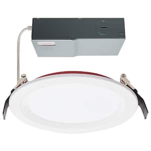ColorQuick 6 in. Adjustable CCT Fire Rated Remodel IC Rated Dimmable Indoor Integrated LED Recessed Light Trim