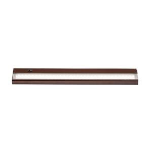 Signature 24 in. LED Rubbed Oil Bronze Under Cabinet Light with Frosted Glass