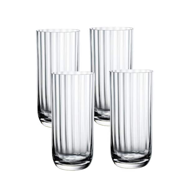 10 oz. Rose Garden Highball Glass Set (Set of 4)