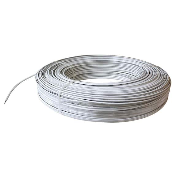 White Lightning 1320 ft. 12.5-Gauge White Safety Coated High Tensile Electric Fence Wire