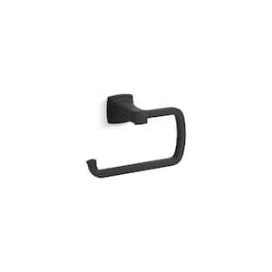 Franklin Brass Maxted Towel Ring in Matte Black MAX46-MB-R - The