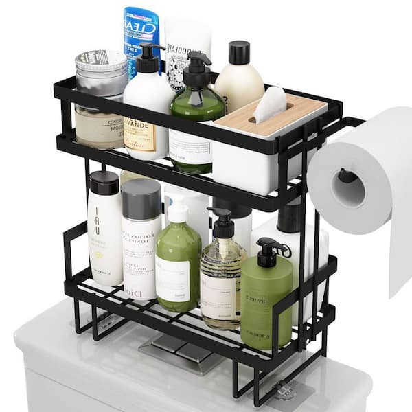 Coraje Shower Caddy, Shelves [5-Pack] Bathroom Organizer, Black