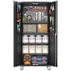 Kaikeeqli 16 In. D X 31 In. W X 71 In.H Metal Storage Freestanding ...