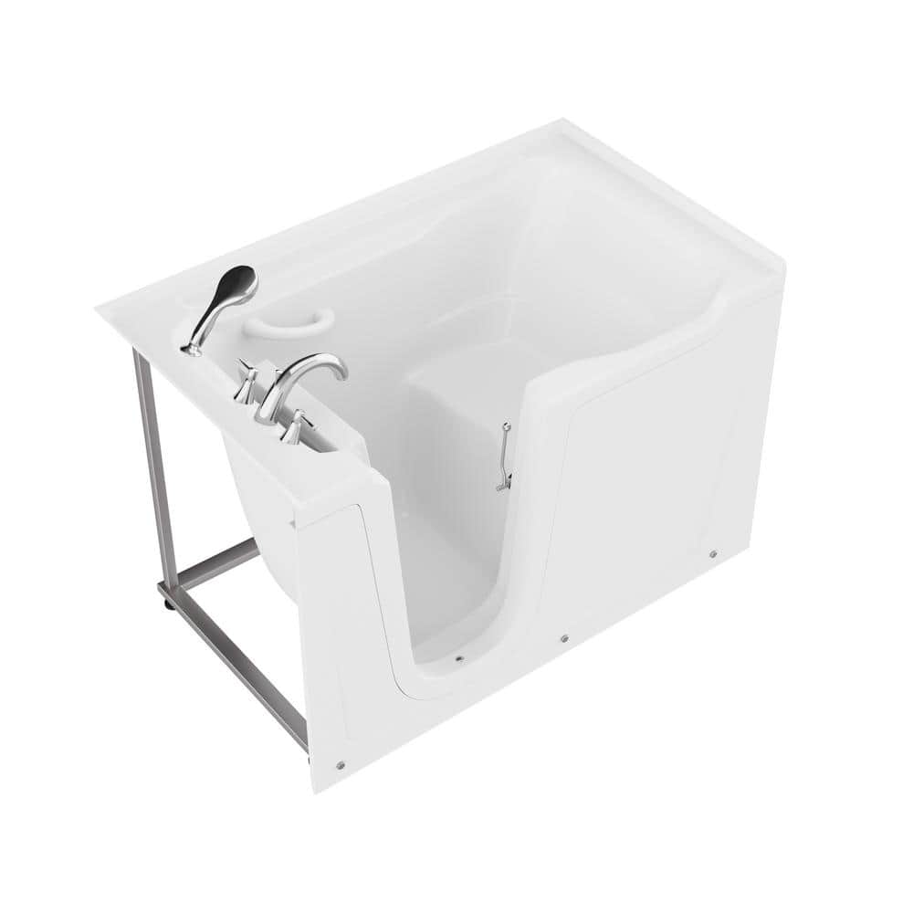 Universal Tubs HD Series 36 in. x 60 in. Left Drain Quick Fill WalkIn Soaking Bathtub in White
