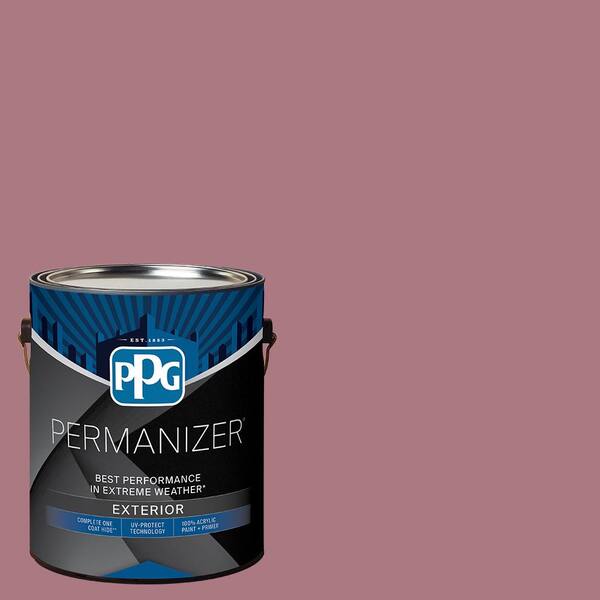 PERMANIZER 1 gal. PPG1049-5 Mauve Madness Semi-Gloss Exterior Paint