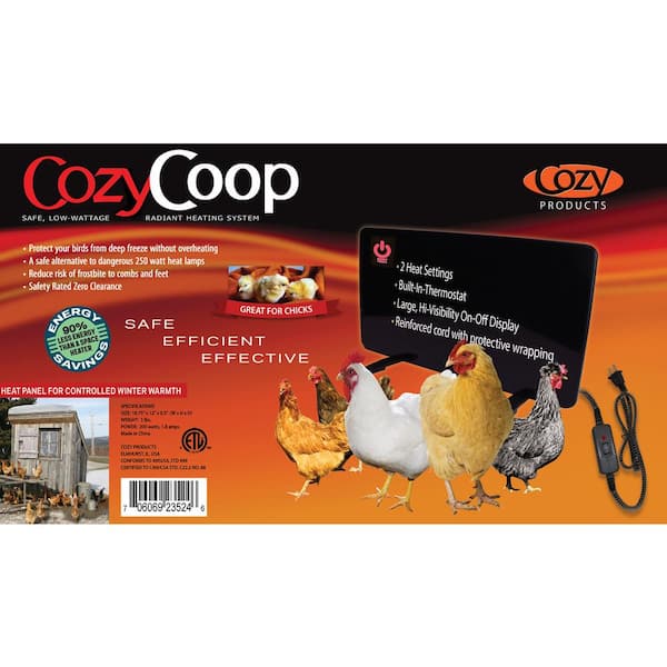  Magicfly Chicken Coop Heater, Large Radiant Heat Chicken Heater  for Coop, 165 Watts with Led Display and Temperature Adjustable with Remote  Control, Safer Than Brooder Lamps, 19.7''x14'' : Patio, Lawn 