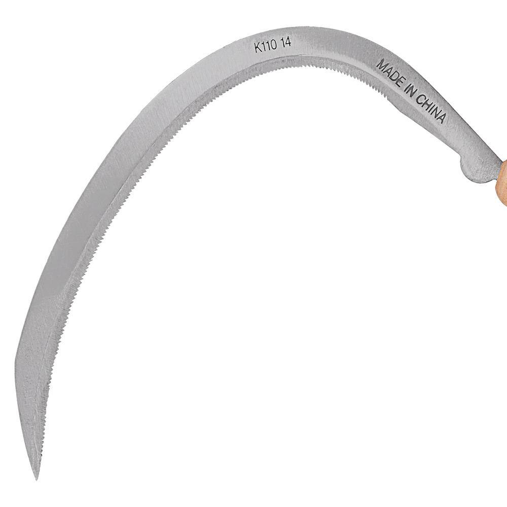 Zenport K110-20-Inch Landscape Scythe Serrated Curved Blade 20 in. Blade