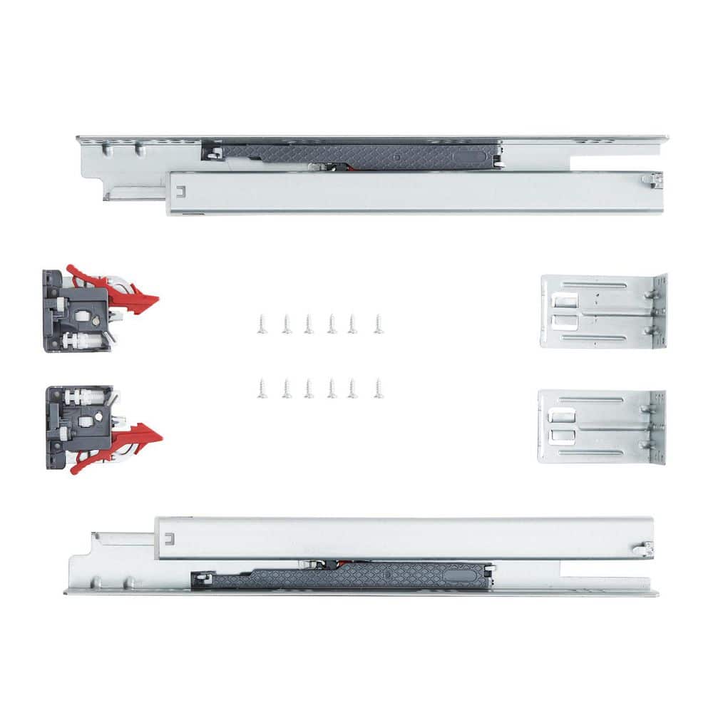 6 Pairs of 18 in. Drawer Bottom Side Mount Rails Full Ball Bearing Extension Steel Track 100Lbs. Capacity Drawer Slides price history on PriceWatchPro
