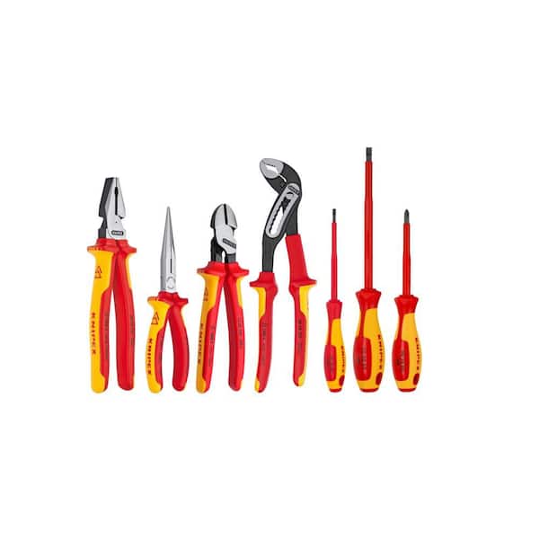 Pliers and Screwdriver Tool Set with Nylon Pouch (7-Piece)