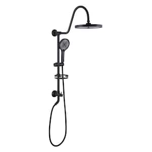 1-Handle Shower Set in Matte Black (Main Body Not Included)