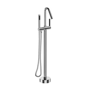 43-3/4 in. High Arch Single-Handle Bathtub Filter with Handheld Shower in Chrome