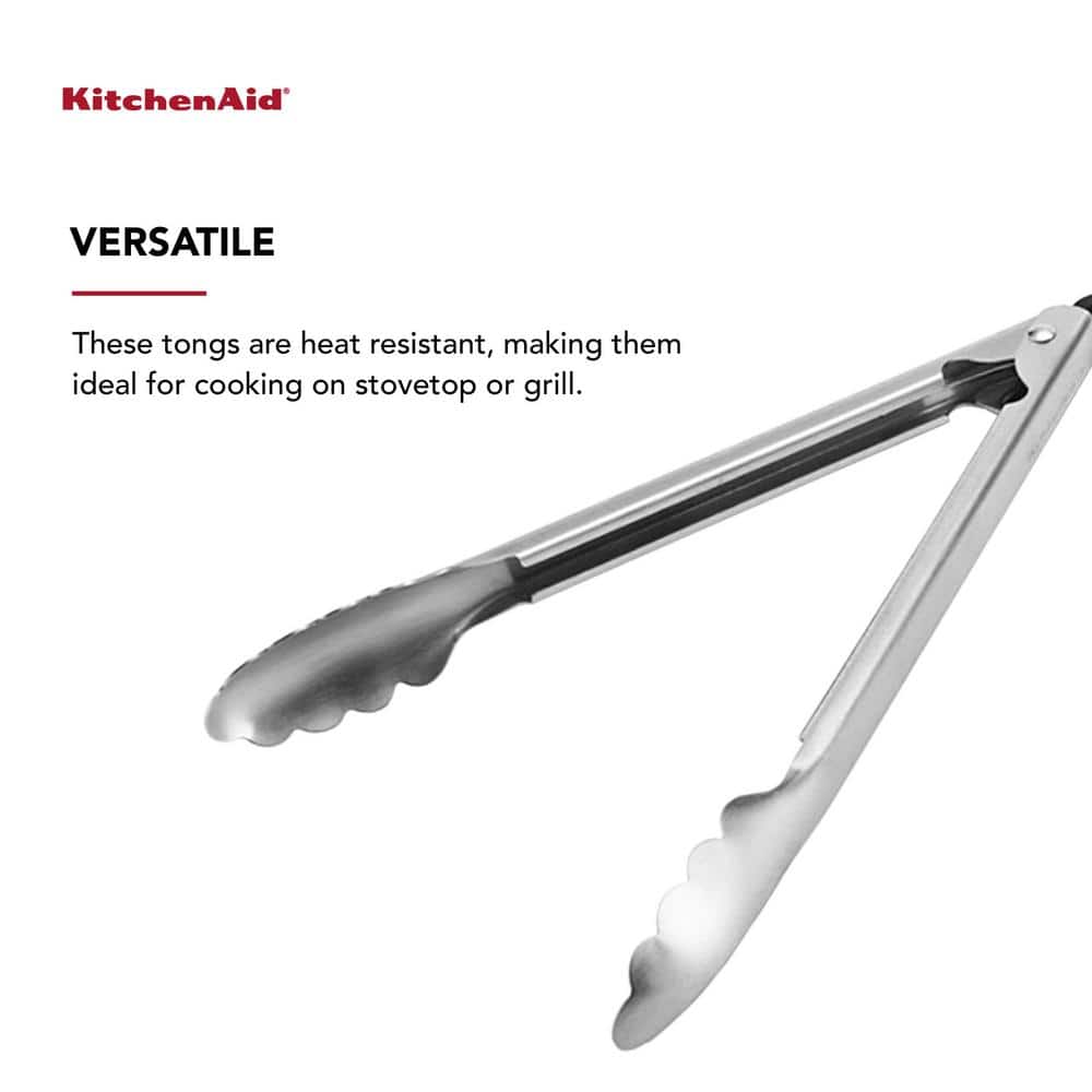 KitchenAid® KitchenAid Gourmet Stainless Steel Utility Kitchen Tongs - KO091
