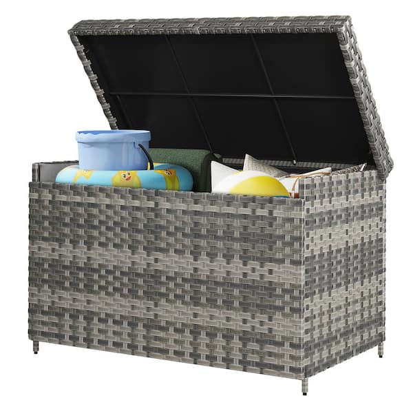 230 Gal. Water Resistant Wicker Deck Box