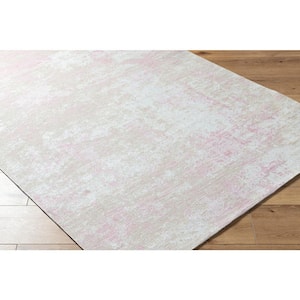 Barbados Mauve/Off-White Abstract 5 ft. x 7 ft. Indoor/Outdoor Area Rug