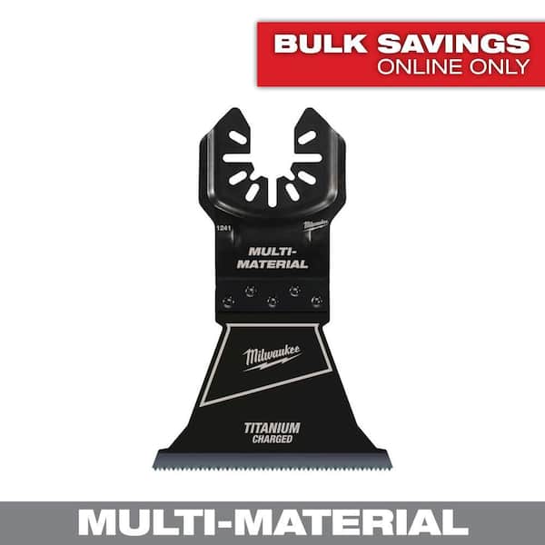 Milwaukee 2-1/2 in. Titanium Bi-Metal Universal Fit Wood and Metal Cutting Multi-Tool Oscillating Blade (1-Pack)