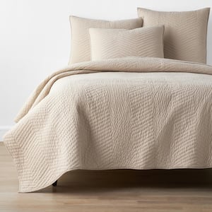 Company Cotton Mushroom Solid Twin Quilt