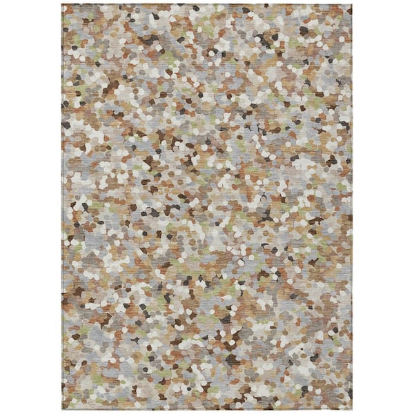 Chantille Machine Washable Indoor/Outdoor Abstract ACN2507 Beige 10 ft. x 14 ft. Area Rug