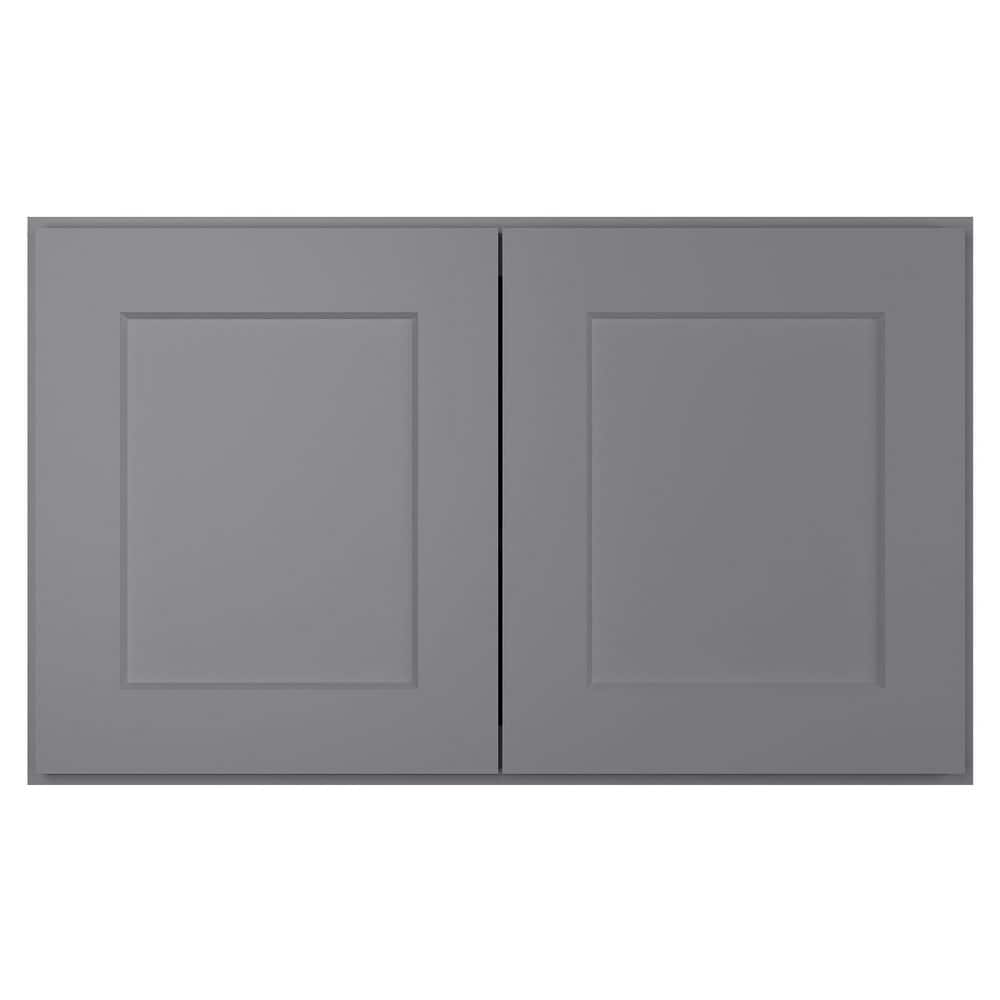 HOMEIBRO 30-in. W x 12-in. D x 18-in. H in Shaker Grey Plywood Ready to ...